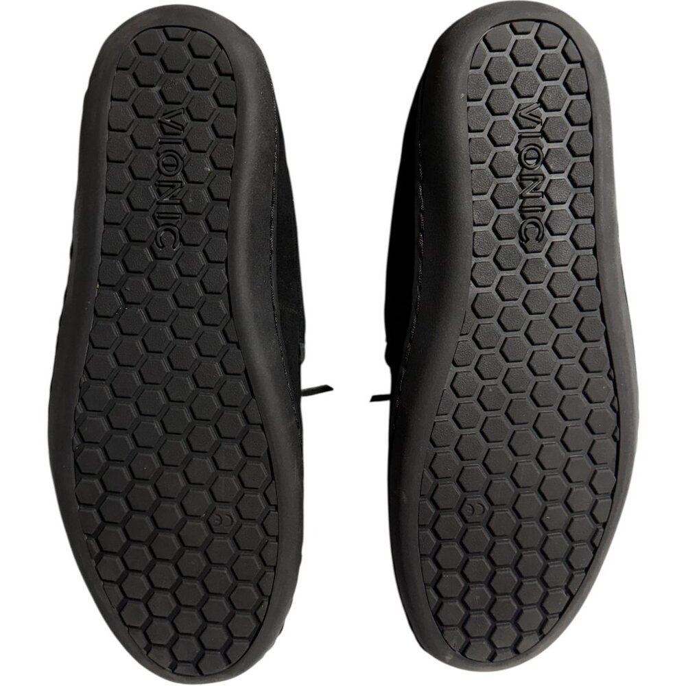 Vionic Irving Adler Men's Black Suede Moccasin Shoes Size 12 NIB Slippers - Picture 5 of 8